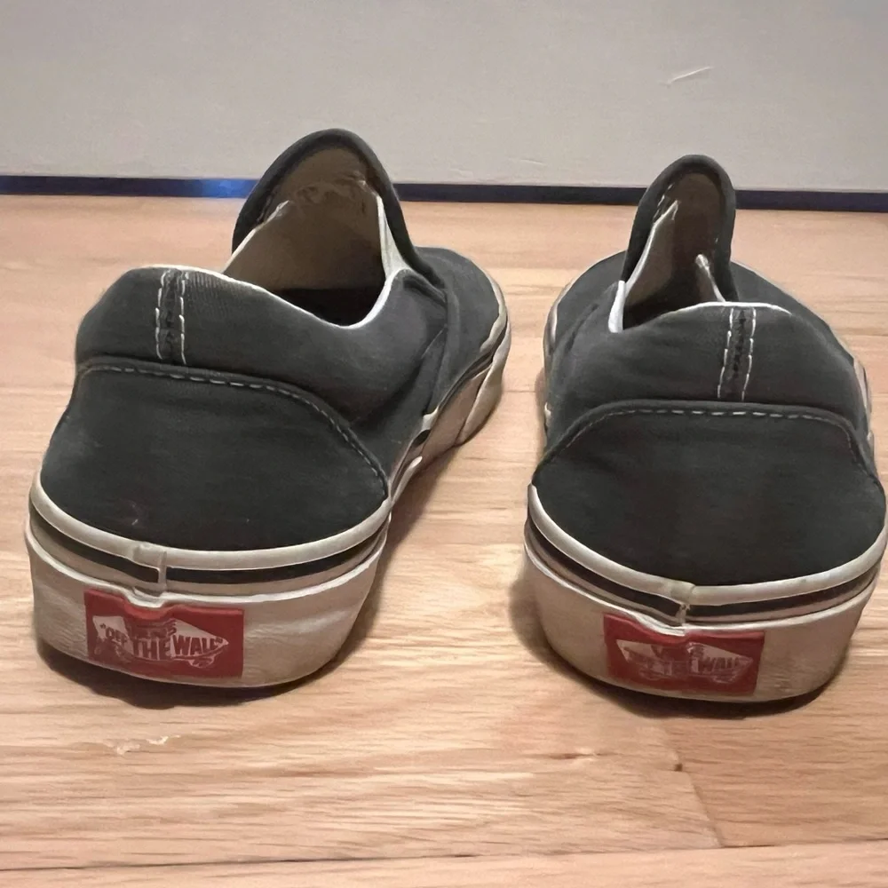 Grey Slip On Vans - Picture 7 of 10